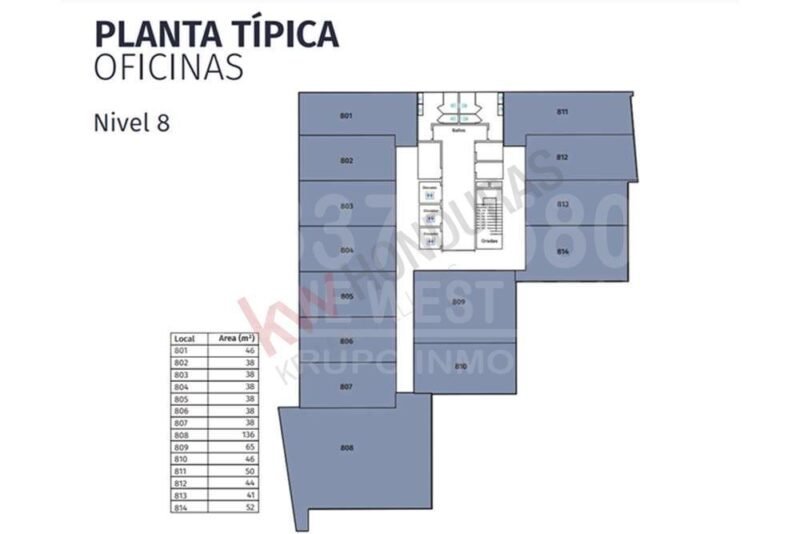 TERRAVISTA PLAZA- Locales Comerciales en Barrio Rio de Piedras, San Pedro Sula/ Nivel 8