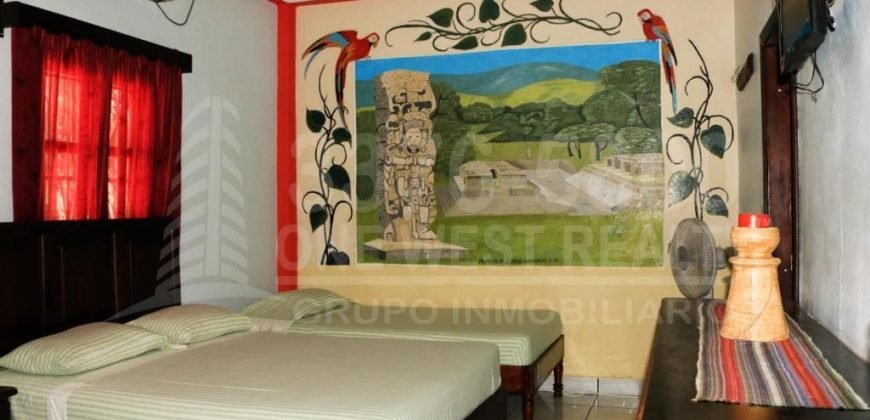 Hotel en venta en Copán Ruinas zona turística en Honduras