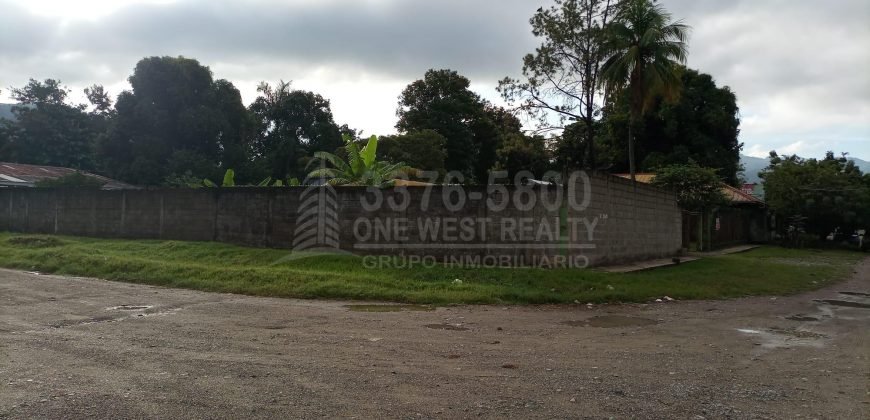 Terreno Comercial En Venta (1265v2) El Progreso Yoro Lote de Esquina Venta