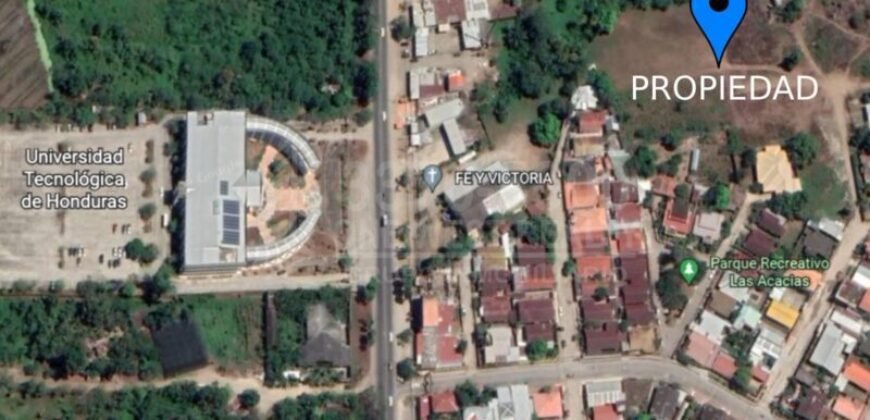 Terreno en venta en residencial Las Acacias El Progreso, Yoro