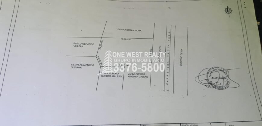 Casa en  Renta en El Progreso Yoro orilla de la CA-13