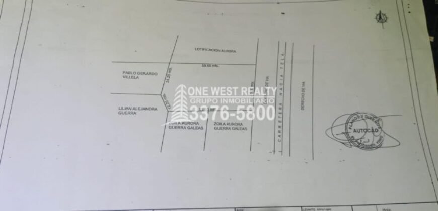 Casa en  Renta en El Progreso Yoro orilla de la CA-13
