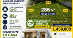 Lotes de Terreno en venta en El Progreso con Financiamiento directo