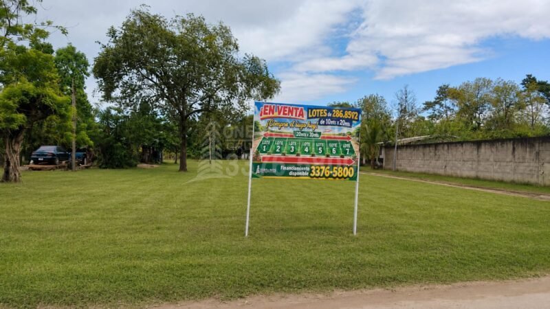 Lotes en Venta Quebrada de Yoro El Progreso Yoro