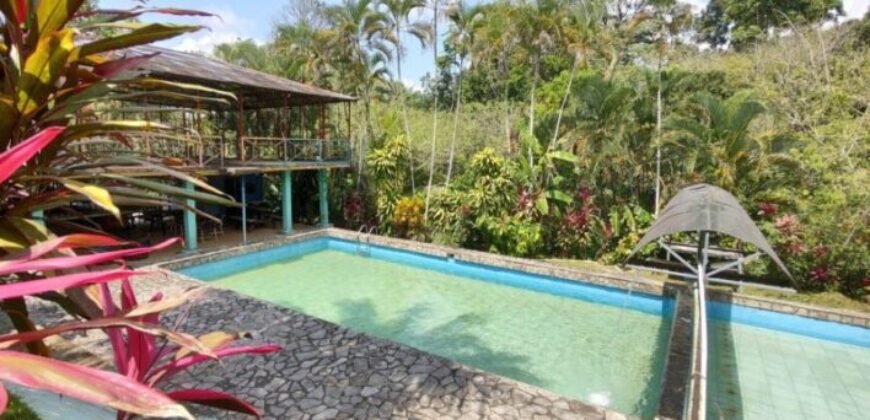 Finca Turística en Venta con Parque Acuático, Apartamentos y Restaurante
