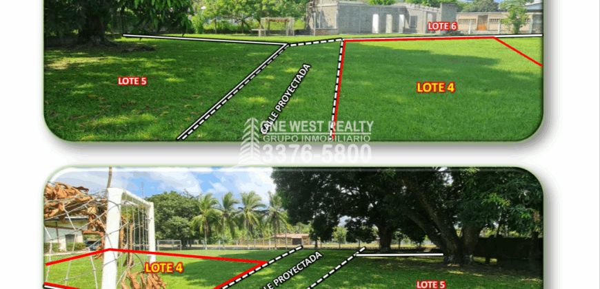 Lotes en venta en barrio Cieneguita en Puerto Cortes