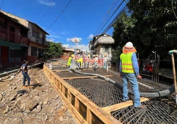 Avance del 50% en obras de mitigación en el barrio Morazán