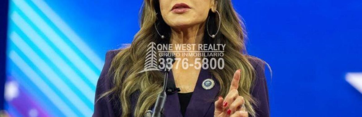 Visita de Kristi Noem marca nueva fase en la estrategia de seguridad de EE. UU.