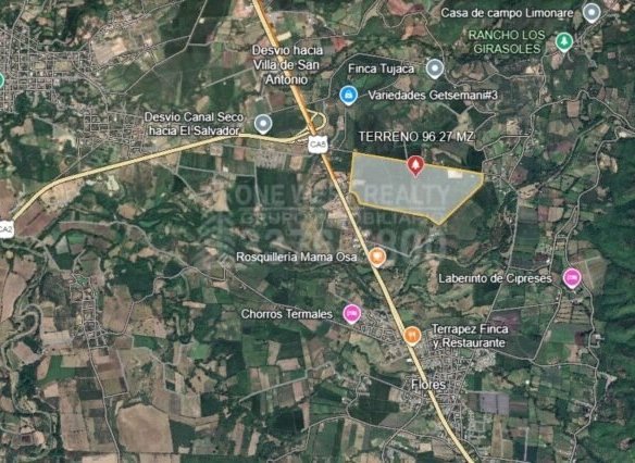 Prime logistics and industrial development land in Comayagua near Palmerola Airport with CA-5 access and Canal Seco proximity. Ideal for large-scale projects.