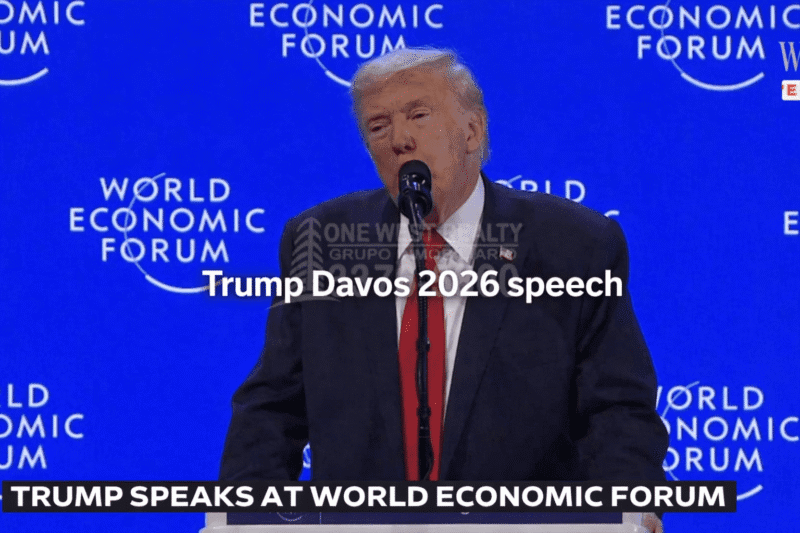 Trump Davos 2026 speech