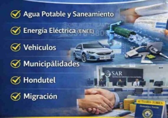 Amnistía fiscal Honduras 2026: estos son los servicios públicos a los que aplica