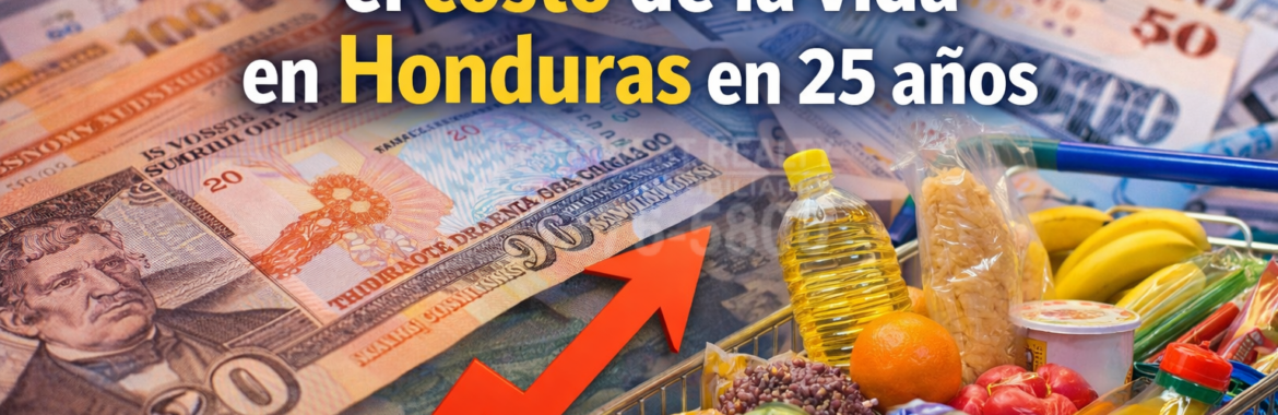 Así se ha disparado el costo de la vida en Honduras en 25 años