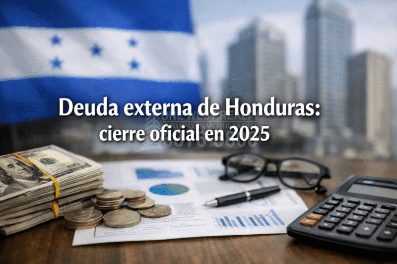 Deuda externa de Honduras: cierre oficial en 2025