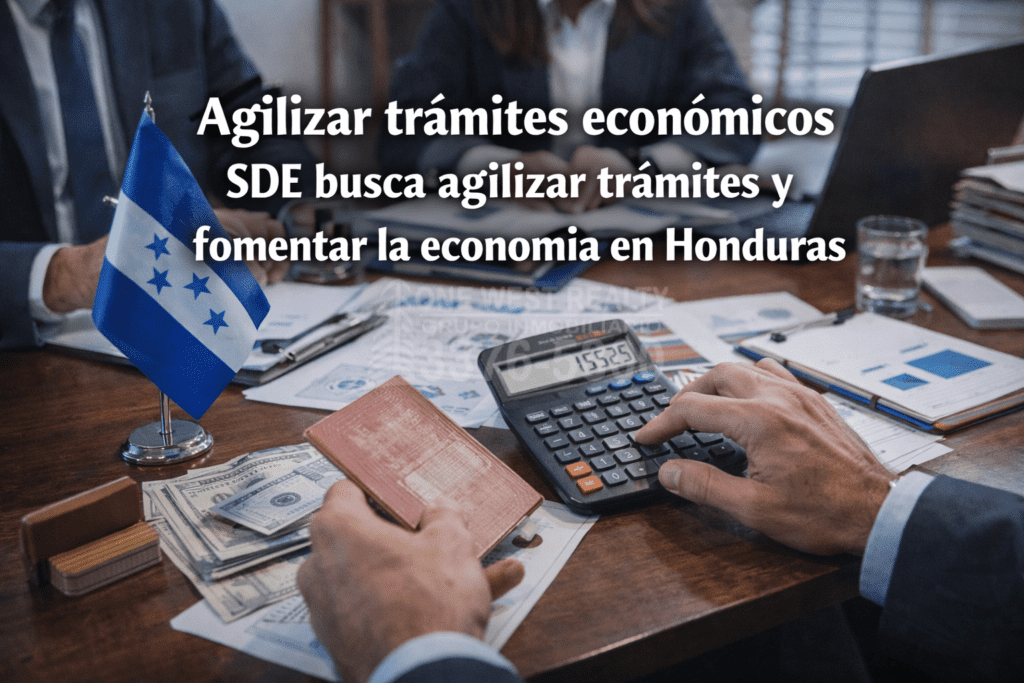 Agilizar trámites económicos SDE busca agilizar trámites y fomentar la economía en Honduras