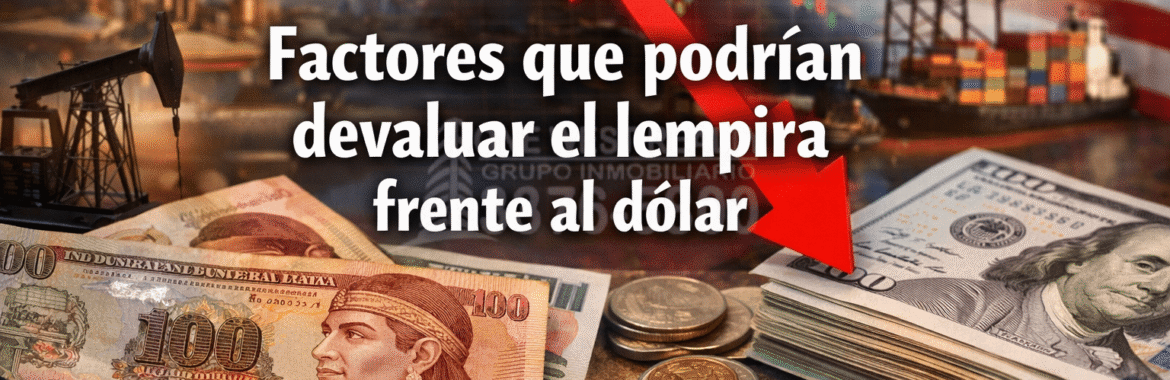 Factores que podrían devaluar el lempira frente al dólar