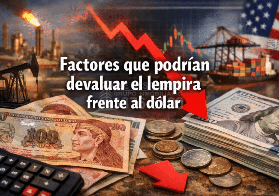 Factores que podrían devaluar el lempira frente al dólar