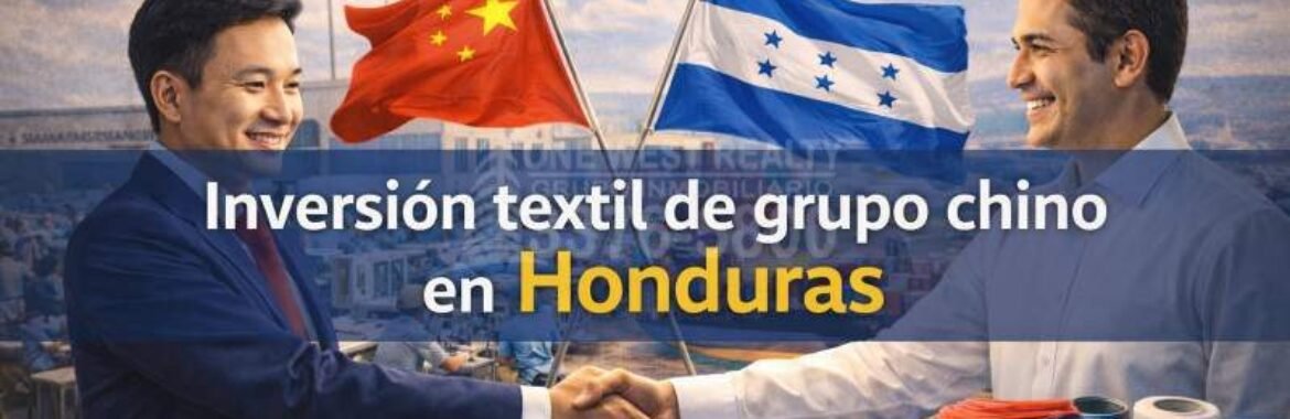 Inversión Textil Millonaria de Grupo Chino en Honduras