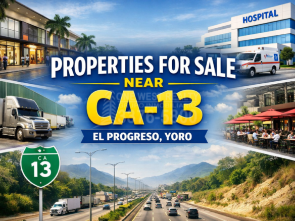 Properties for Sale Near CA-13 in El Progreso Yoro
