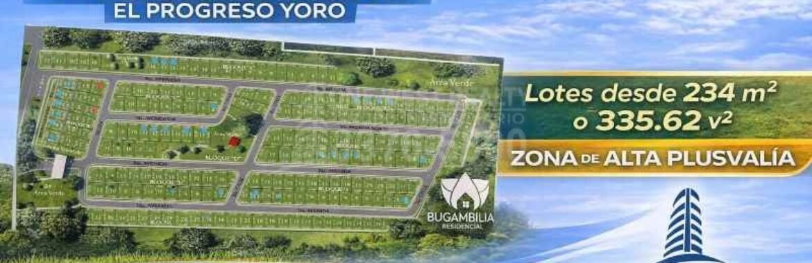 Lotes en venta en El Progreso Yoro Bugambilia