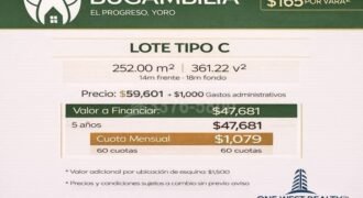 Residencial Bugambilia | Lotes en Venta en El Progreso, Yoro