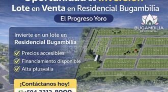 Oportunidad de Inversión | Lote en Venta en Residencial Bugambilia