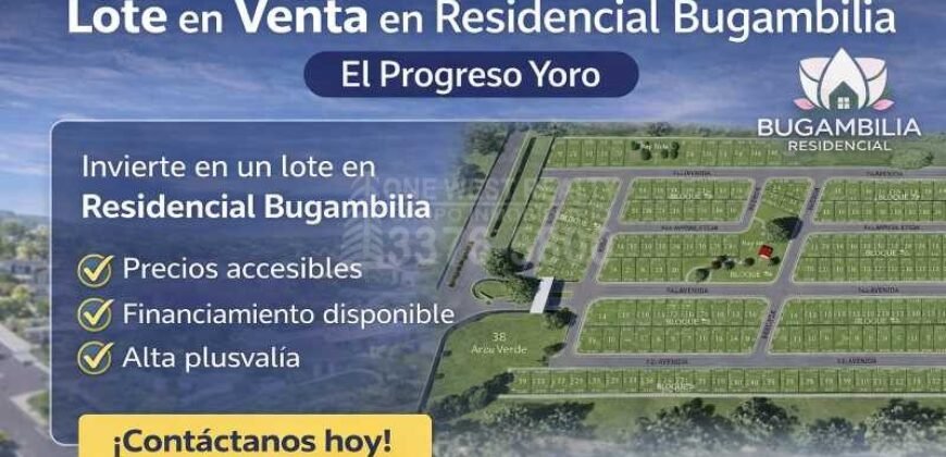 Oportunidad de Inversión | Lote en Venta en Residencial Bugambilia