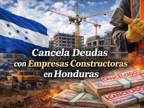 cancela deudas con empresas constructoras en Honduras