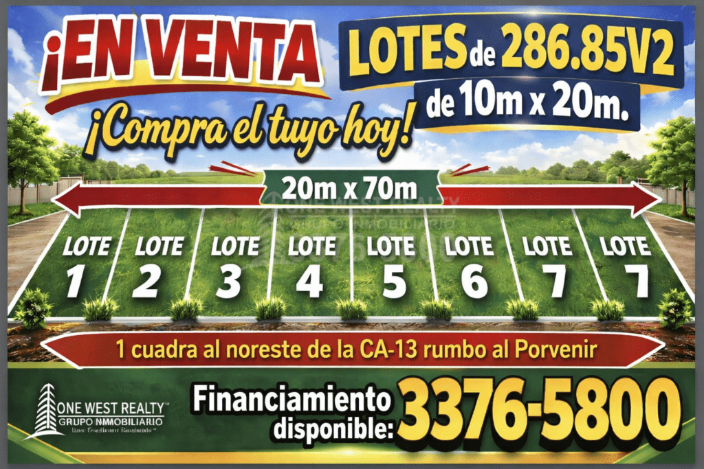 terrenos en venta en el progreso yoro