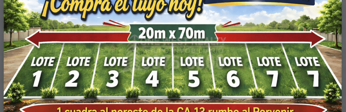 Lotes en venta El Progreso Yoro con financiamiento Privado o Bancario