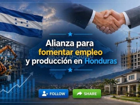 Alianza para fomentar empleo y producción en Honduras