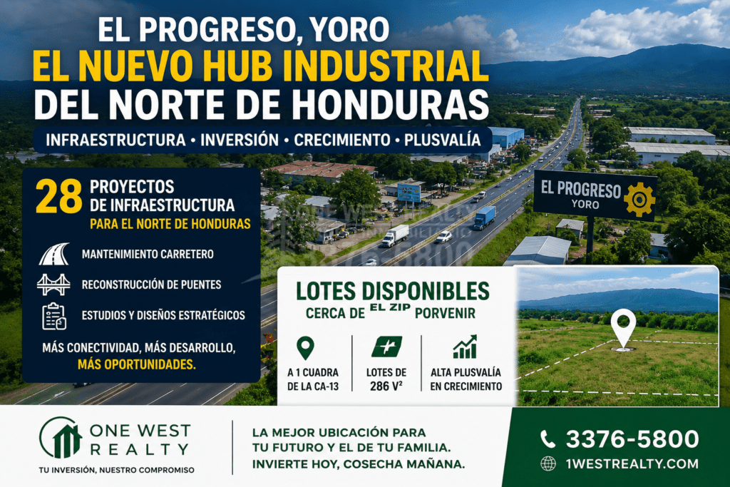 El Progreso Yoro crecimiento inmobiliario