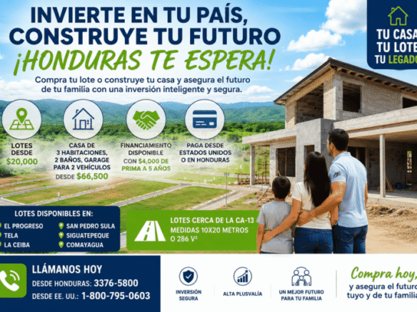 Hondureños en Estados Unidos invierten en Honduras