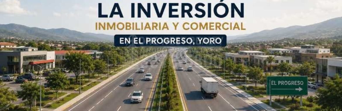 Nueva carretera impulsa la inversión inmobiliaria y comercial en El Progreso, Yoro.