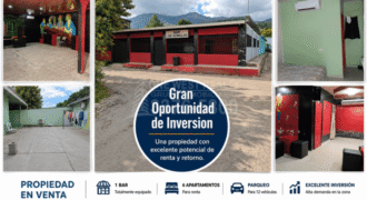 Gran Oportunidad de inversión: Edificio con apartamentos y bar en Colonia Dionicio Ávila, El Progreso, Yoro