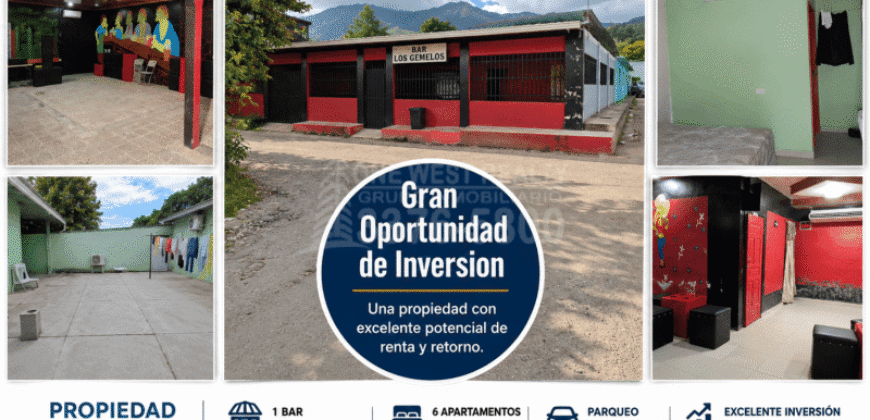 Gran Oportunidad de inversión: Edificio con apartamentos y bar en Colonia Dionicio Ávila, El Progreso, Yoro