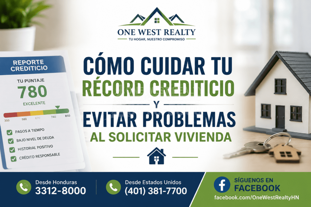 récord crediticio para vivienda en Honduras