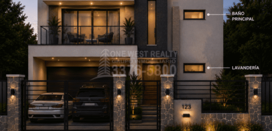 Ahora en Preventa Casa Estilo Contemporáneo de 3 Habitaciones y 2.5 Baños en El Progreso, Yoro