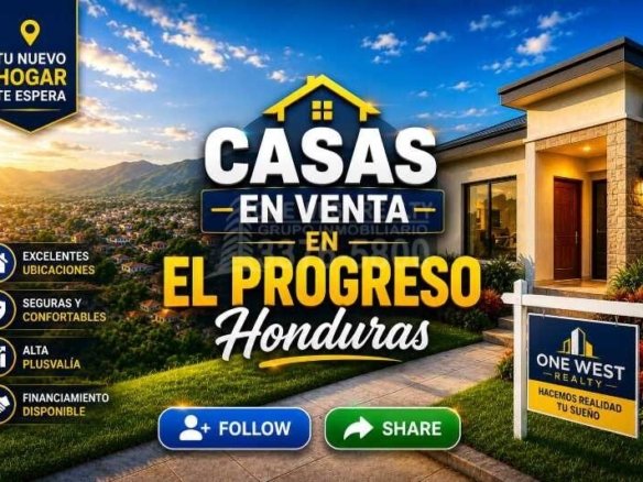 Casas en venta en El Progreso, Honduras