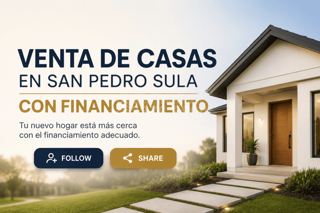 One West Realty impulsa la venta de casas en San Pedro Sula con financiamiento, asesoría personalizada y gestión completa para comprar vivienda.