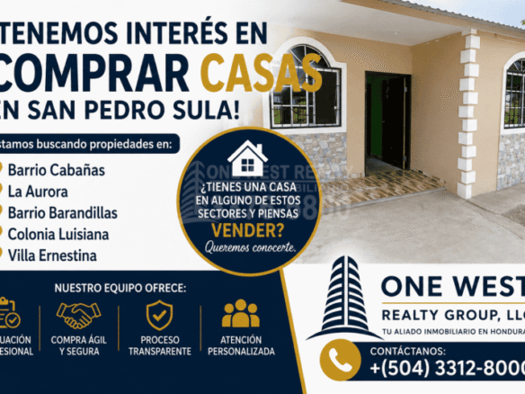 comprar casas en San Pedro Sula