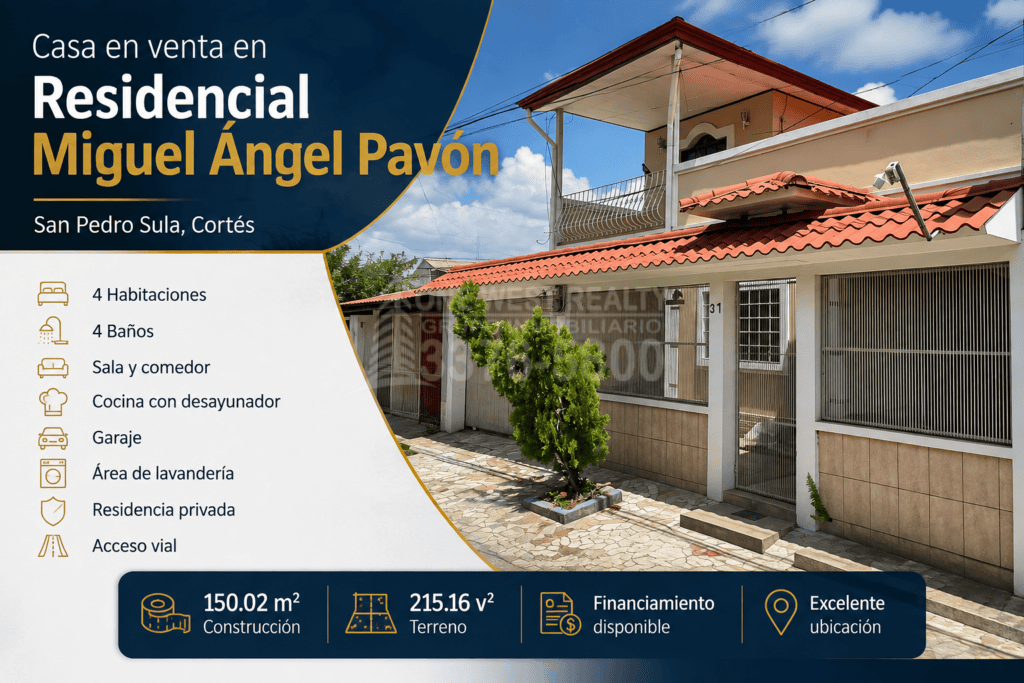 casa en Residencial Miguel Ángel Pavón