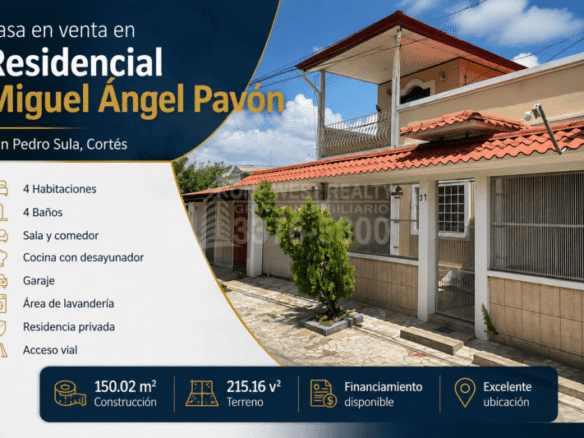 casa en Residencial Miguel Ángel Pavón