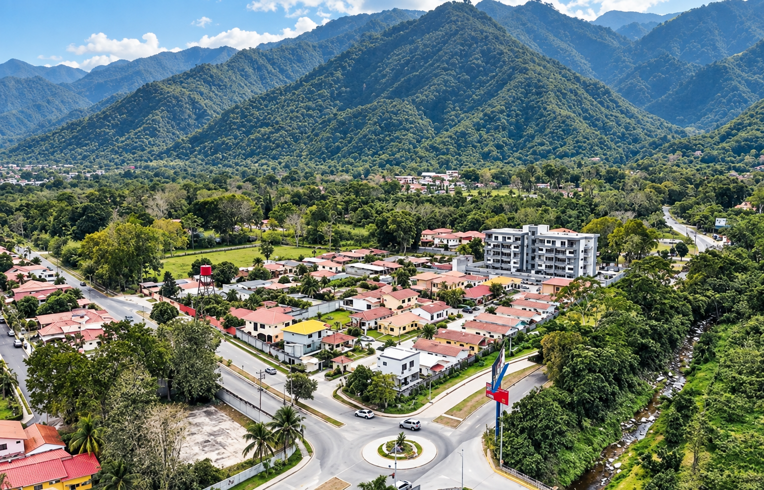 Vista de Condominios Mont Marand en San Pedro Sula