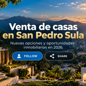 Venta de casas en San Pedro Sula: nuevas opciones y oportunidades inmobiliarias en 2026